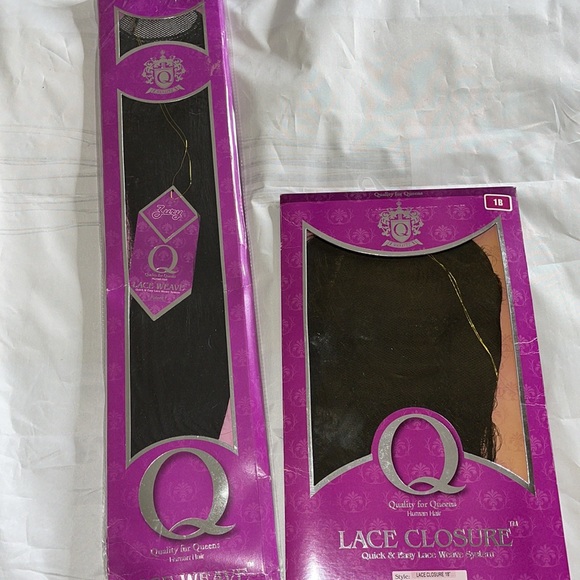 Zury 2 piece set 18” Lace Weave & 18” Lace Cosure - Picture 1 of 8